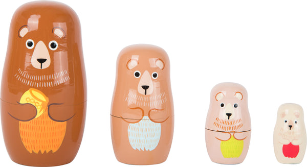 Small Foot - Houten Matroesjka Poppen Beren Familie