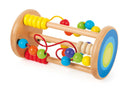 Small Foot - Houten Rammelaar Motoriekspiraal Regenboog