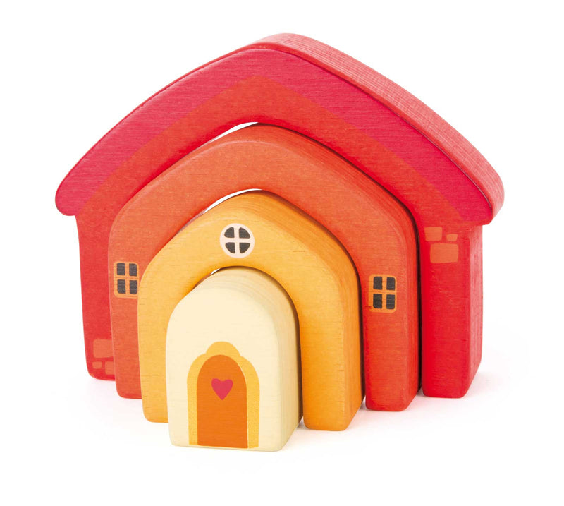 Houten Bouwstenen Huis