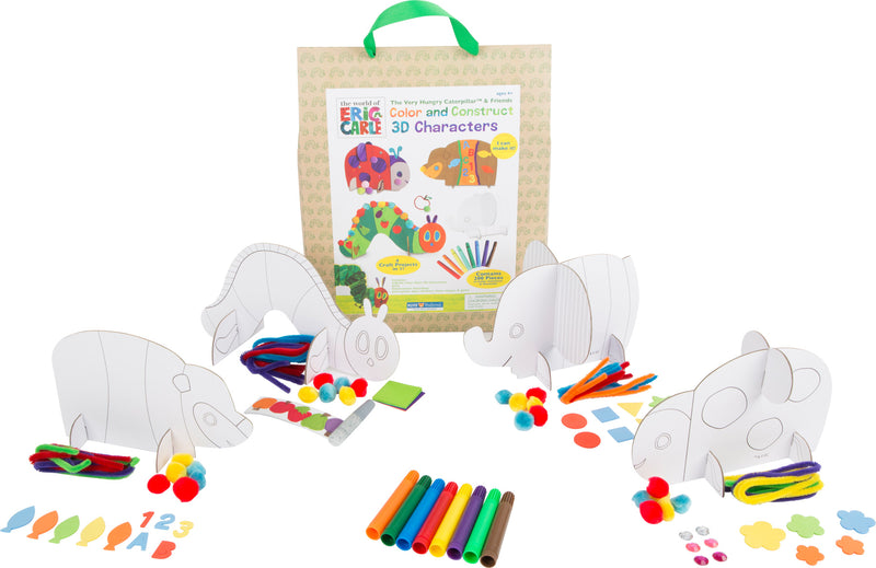 De zeer hongerige rups beeldjes knutselset