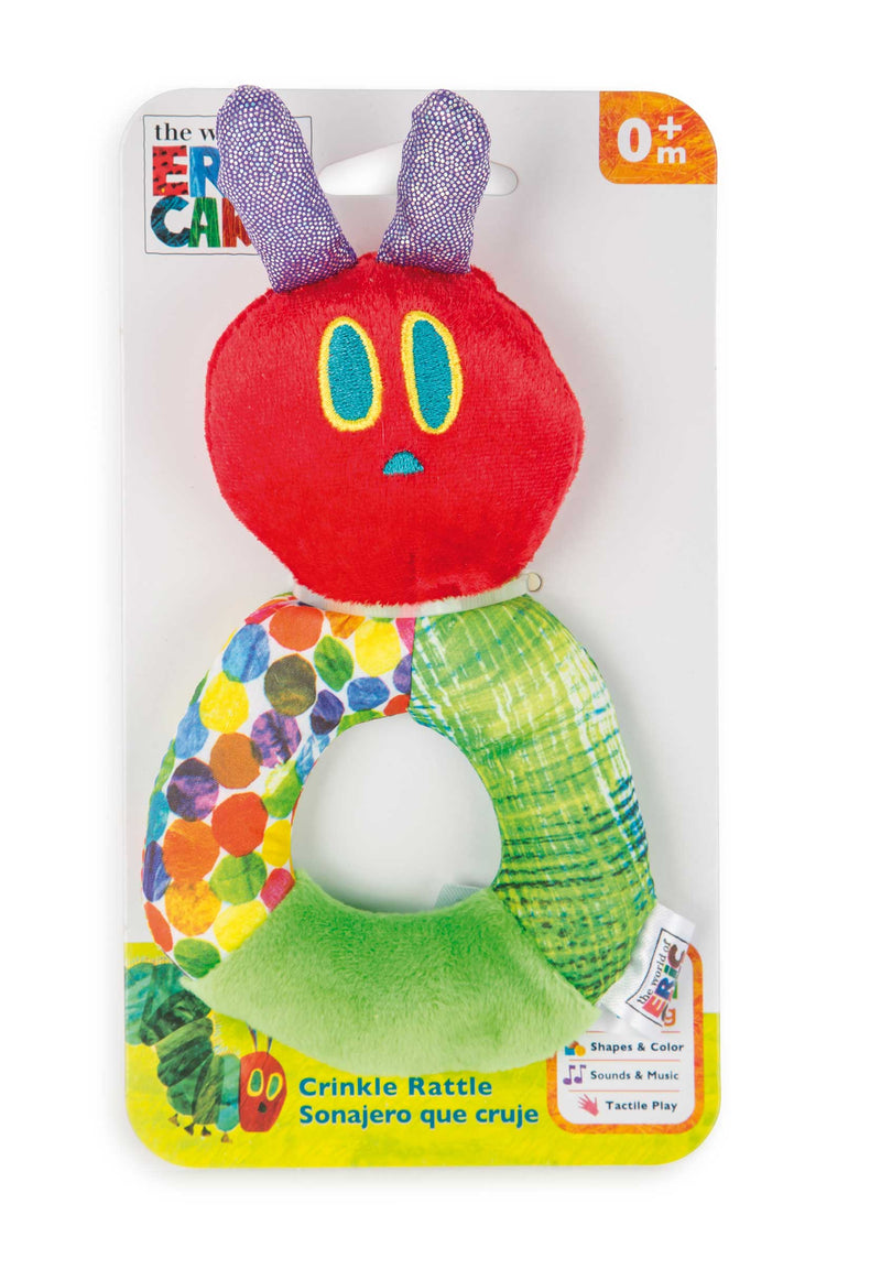 De zeer hongerige rups pluche rammelaar