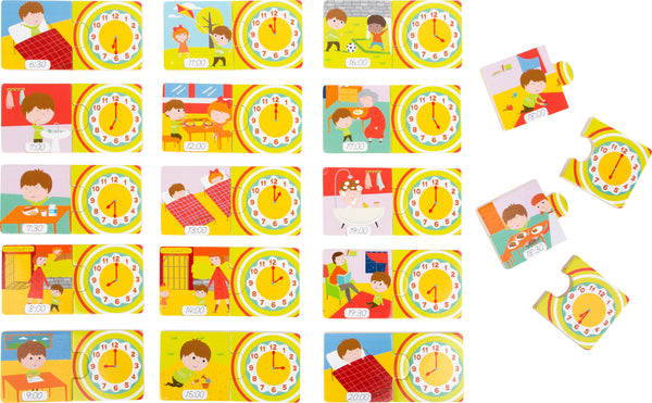 Telling Time Leren Puzzel