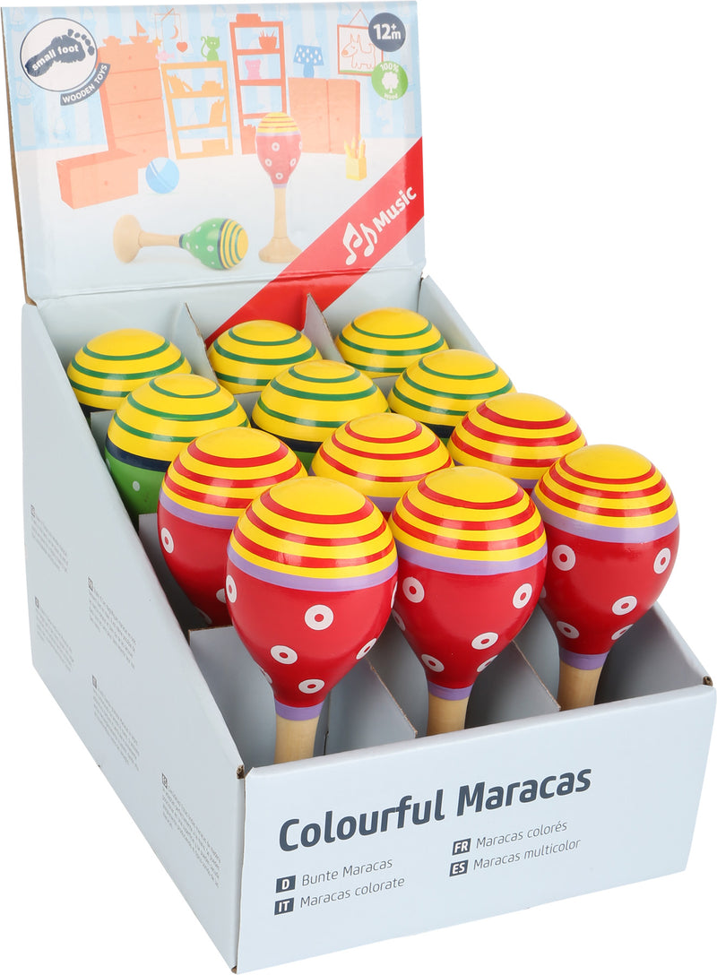 Toon Kleurrijke Maracas