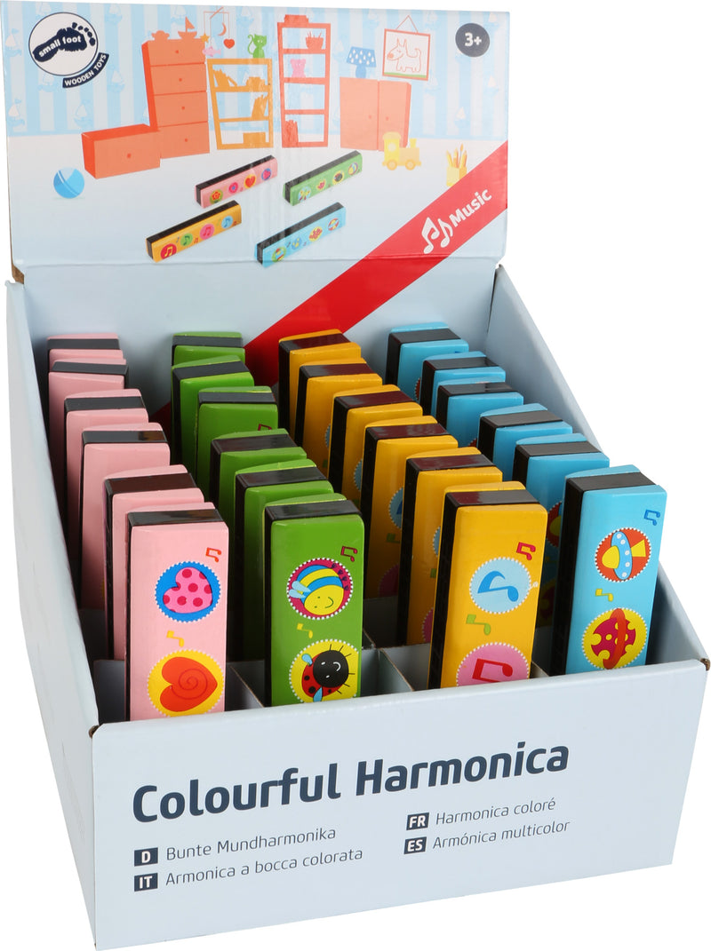 Kleurrijk harmonicadisplay