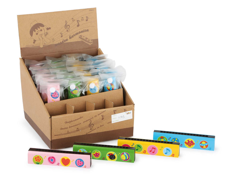 Kleurrijk harmonicadisplay