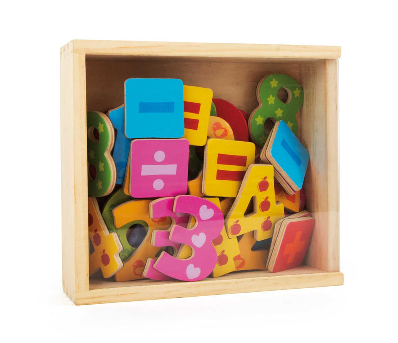 Small Foot - Houten Magnetische Cijfers Kleur. 37dlg.
