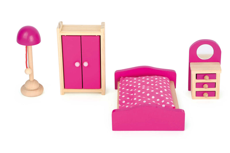 Poppenhuis met afneembaar dak