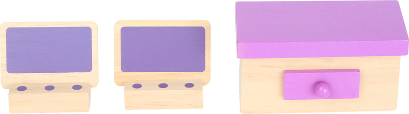 Poppenhuis met afneembaar dak