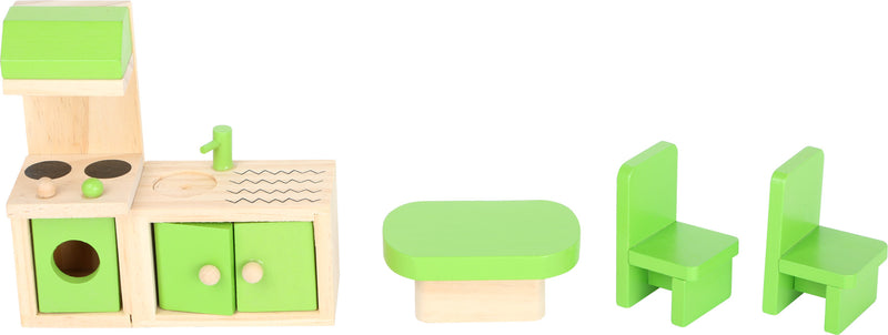 Poppenhuis met afneembaar dak