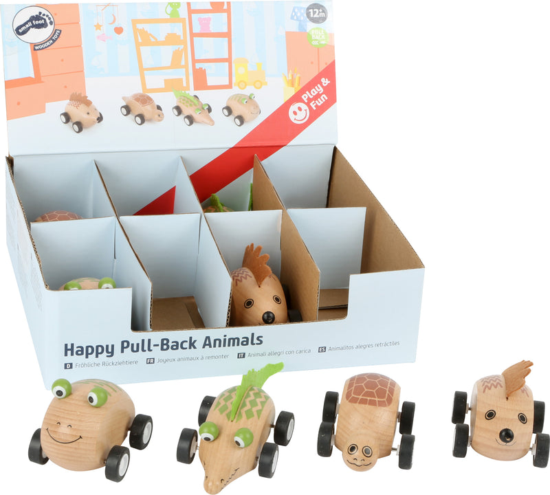 Happy Pull-back Dieren Display