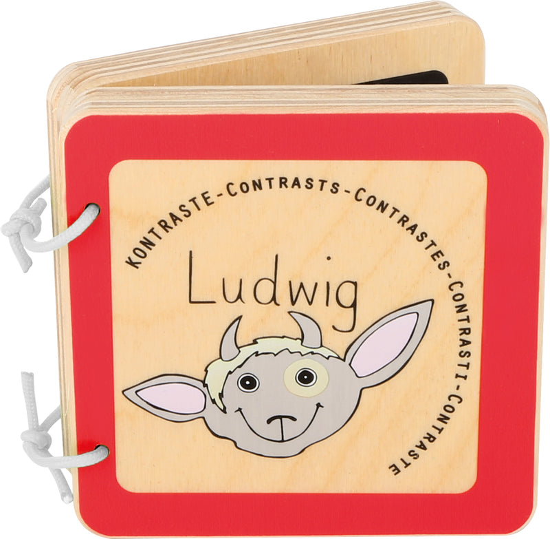 Babyboek "Ludwig" (contrasten)