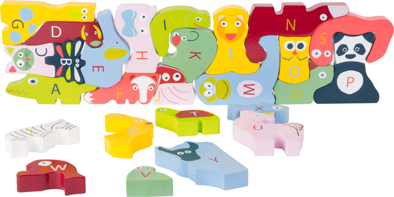 Houten ABC puzzel "Educate"