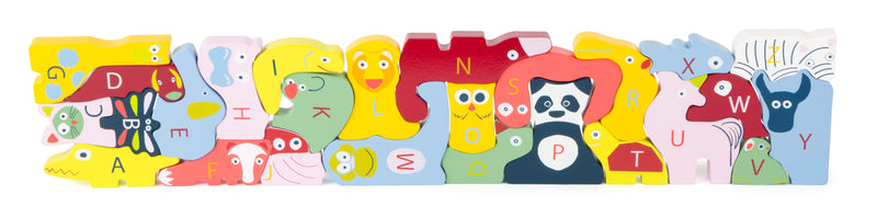 Houten ABC puzzel "Educate"