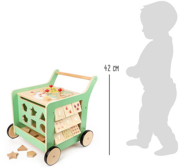 Small Foot - Houten Baby Walker Loopwagen Activiteitencentrum