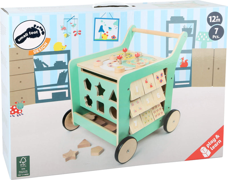 Small Foot - Houten Baby Walker Loopwagen Activiteitencentrum