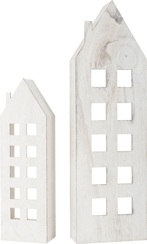 Discreet oplichtend huis