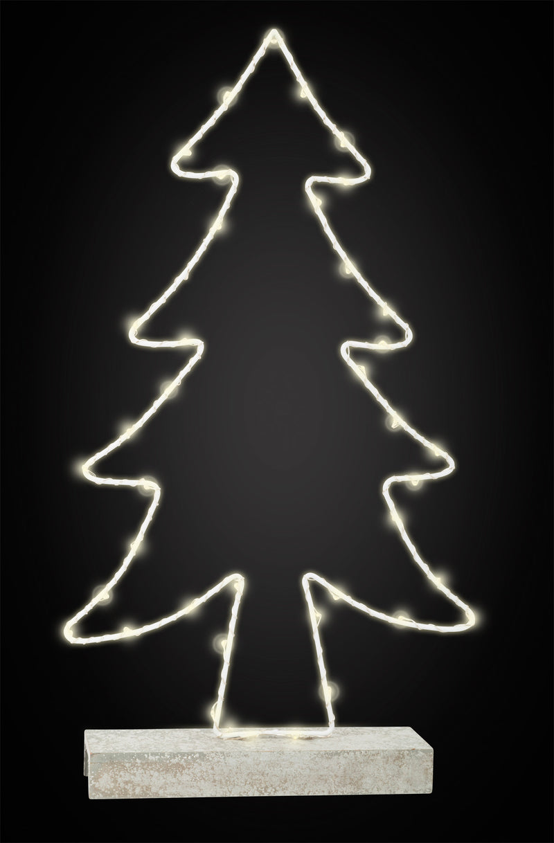 Metalen lichtgevende boom