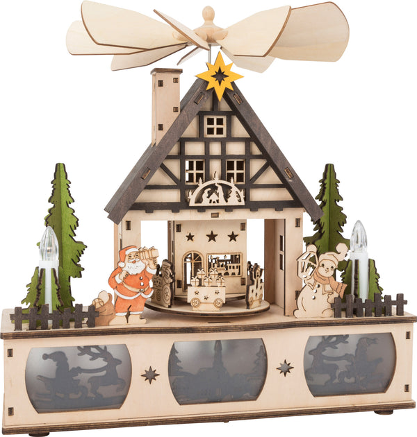 Lamp met Kerstmis Piramide