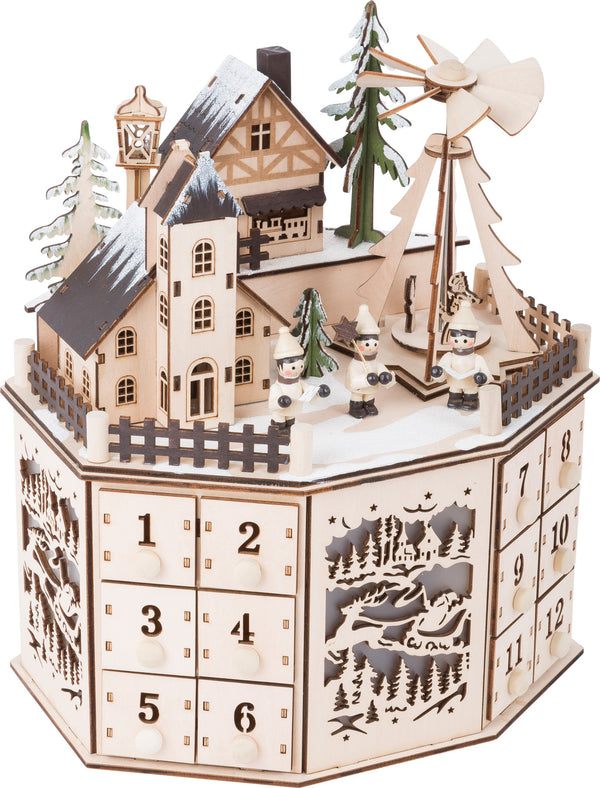 Small Foot - Houten Adventskalender Kerst Landschap