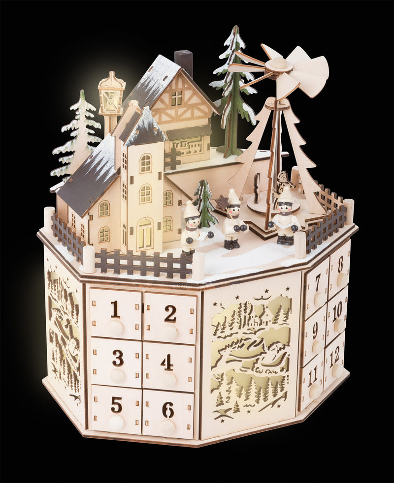 Small Foot - Houten Adventskalender Kerst Landschap