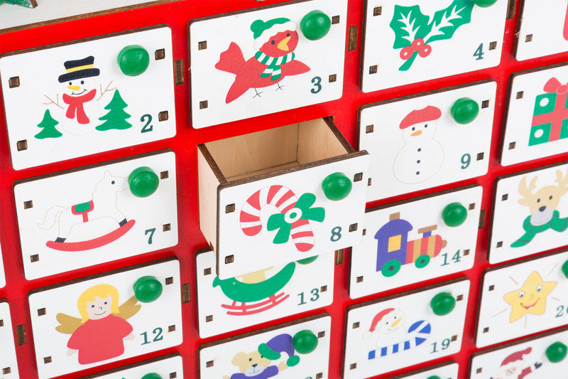Advent Kalender Kerst Motieven