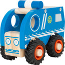 Small Foot - Houten Politieauto Blauw