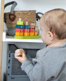 Vorm-passend spel met getallen "Jungle"