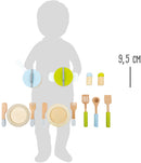 Small Foot - Houten Kookgerij en Servies Set, 15dlg.