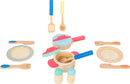 Small Foot - Houten Kookgerij en Servies Set, 15dlg.