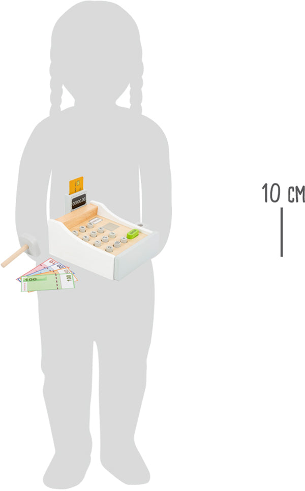 Small Foot - Houten Speelgoedkassa met Accessoires, 15dlg.