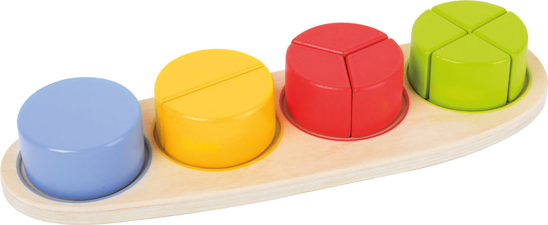 Breuk cirkels leer spel "Educate"