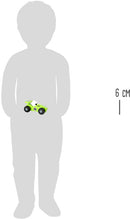 De groene Dasher speelgoedauto