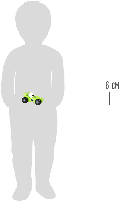 De groene Dasher speelgoedauto