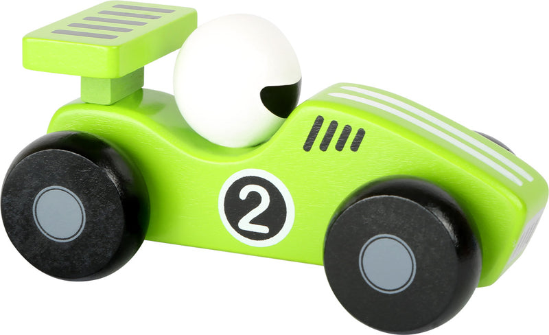 De groene Dasher speelgoedauto