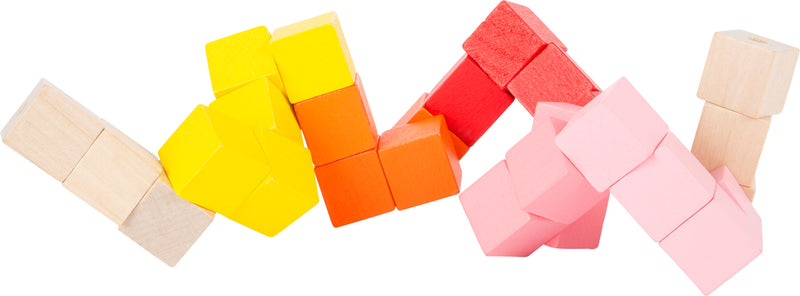 Bouw kubus rood-geel