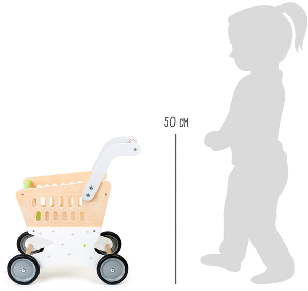 Small Foot - Houten Winkelwagen Supermarkt