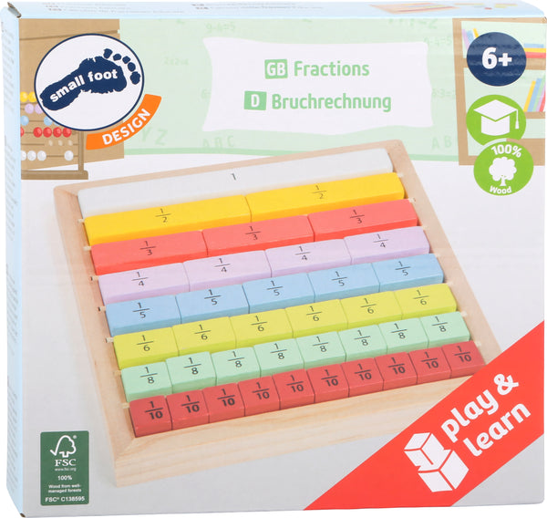Small Foot  -  Houten Blokjes met Breuken