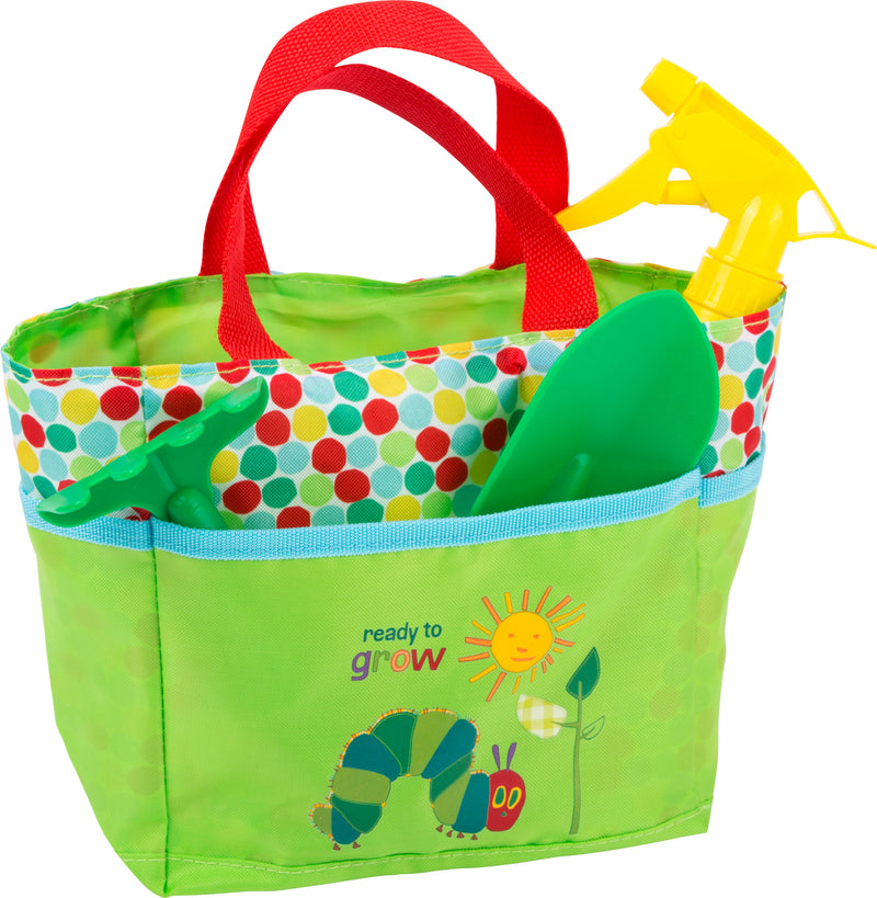 De tuinzak van de zeer hongerige rups