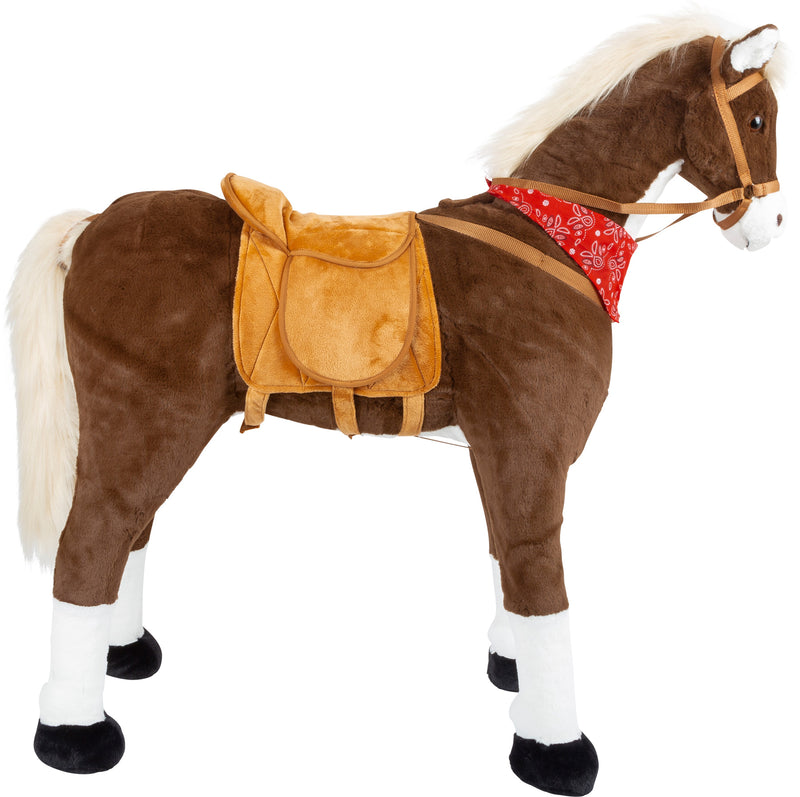 Small Foot - Rijpaard XL met Geluid Bruin