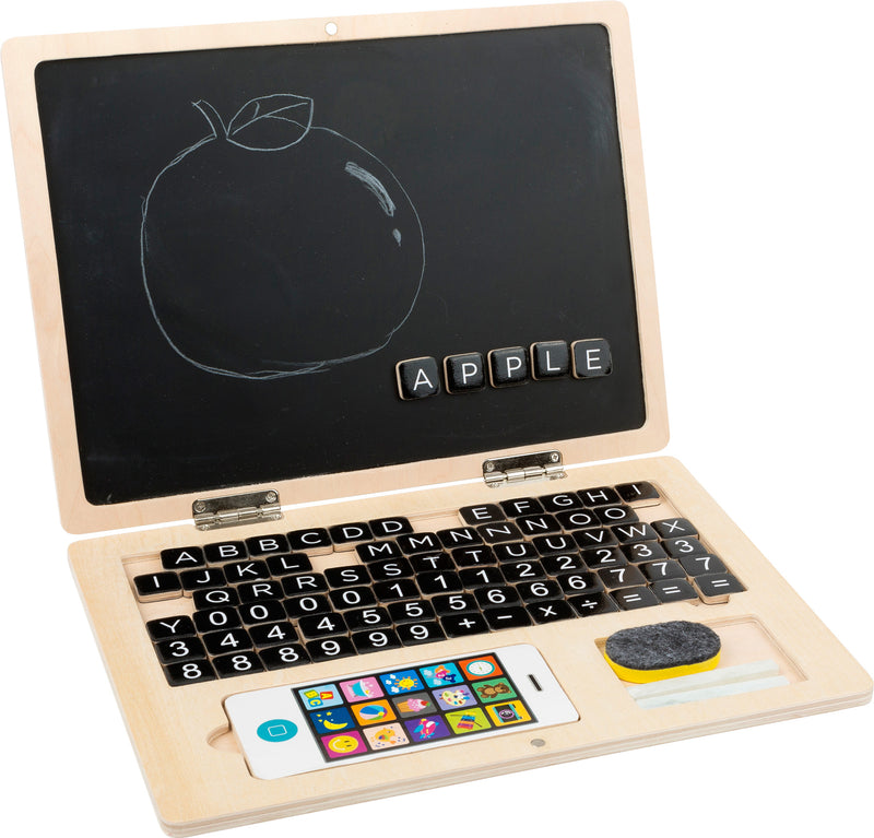 Small Foot  -  Houten Laptop met Magneetbord
