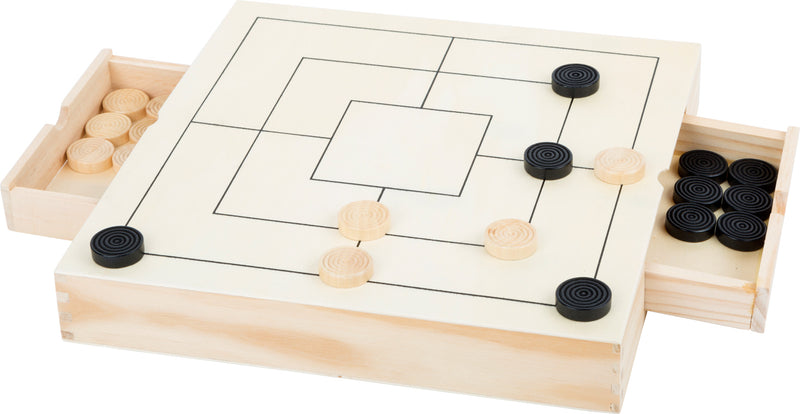 Small Foot - Spellendoos 3in1 Schaken Dammen Molenspel