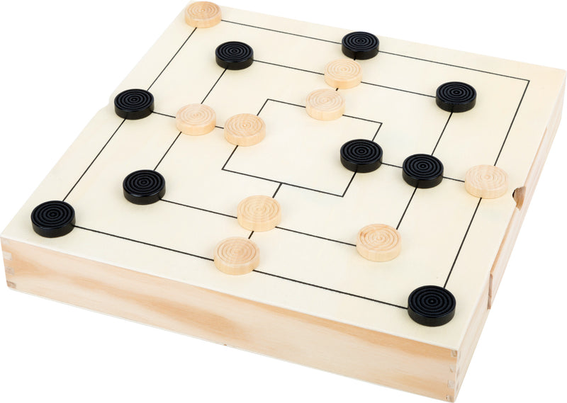 Small Foot - Spellendoos 3in1 Schaken Dammen Molenspel