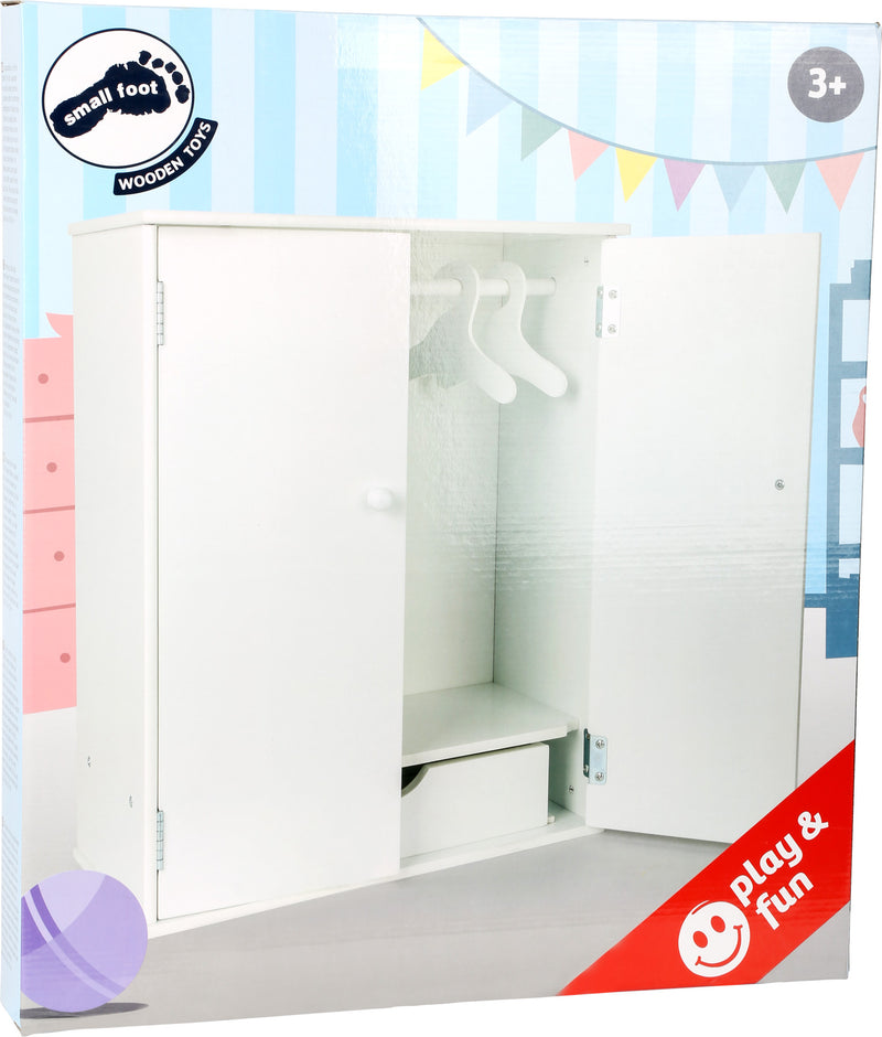 Small Foot - Houten Poppen Kledingkast met Hangers, 3dlg.