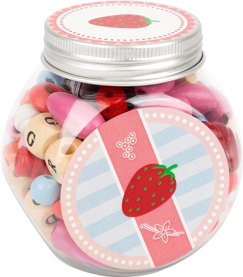 Display houten rijgkralen Snoeppot, "Candy"