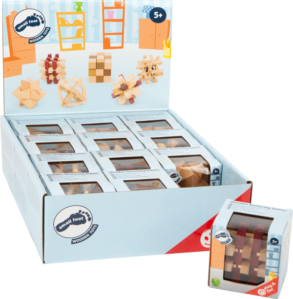 Houten Behendigheidsspellen Display