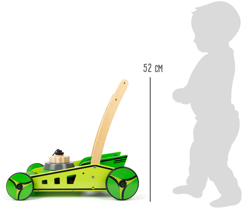 small foot - Loopwagen Grasmaaier - Houten speelgoed vanaf 1 jaar