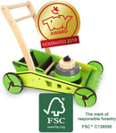 small foot - Loopwagen Grasmaaier - Houten speelgoed vanaf 1 jaar
