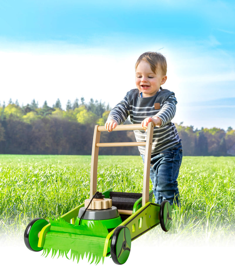 small foot - Loopwagen Grasmaaier - Houten speelgoed vanaf 1 jaar