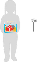 Boerderij speelset in een koffer