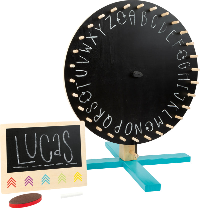 Small Foot - Houten Rad van Fortuin, 4dlg.